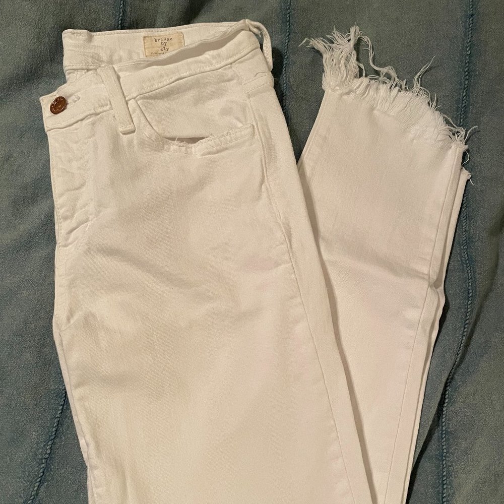 Bridge By Gly Mid-Rise Ankle Skinny Stretch Jean